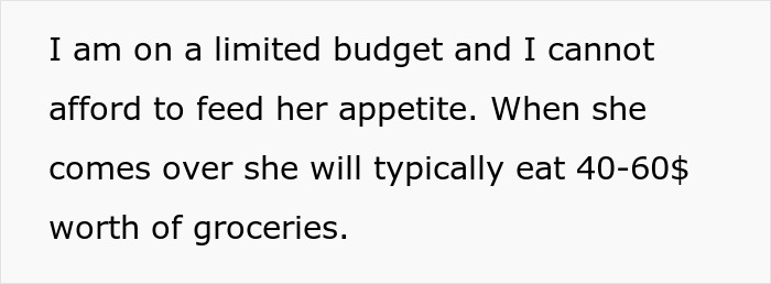 Friend Upset After Being Asked To Bring Her Own Food, Says It’s “Food Shaming” Friend Upset After Being Asked To Bring Her Own Food, Says It’s “Food Shaming”