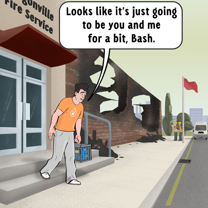 I Made A Comic About A Dragon In The Fire Service, And It Actually Makes Sense (Part 2) I Made A Comic About A Dragon In The Fire Service, And It Actually Makes Sense (Part 2)