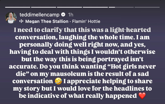 “Just Wanted To Make Sure”: Teddi Mellencamp Says Dad Is Planning Her Burial Amid Cancer Battle “Just Wanted To Make Sure”: Teddi Mellencamp Says Dad Is Planning Her Burial Amid Cancer Battle