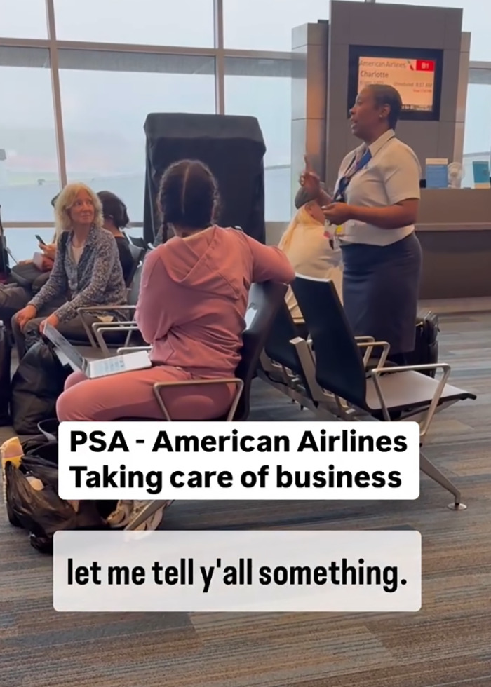 “Dope” Airlines Worker Gives Epic Speech To Frustrated Passengers After 8-Hour Delay “Dope” Airlines Worker Gives Epic Speech To Frustrated Passengers After 8-Hour Delay