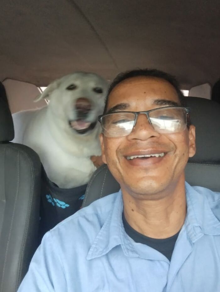 33 Times This “Pet Taxi” Driver Has Taken Cute Selfies With His Furry Customers (New Pics) 33 Times This “Pet Taxi” Driver Has Taken Cute Selfies With His Furry Customers (New Pics)