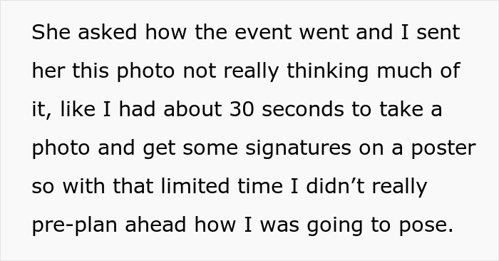 Guy Seeks Advice, “Am I Overreacting For Thinking This Is A Normal Group Photo Pose?” Guy Seeks Advice, “Am I Overreacting For Thinking This Is A Normal Group Photo Pose?”