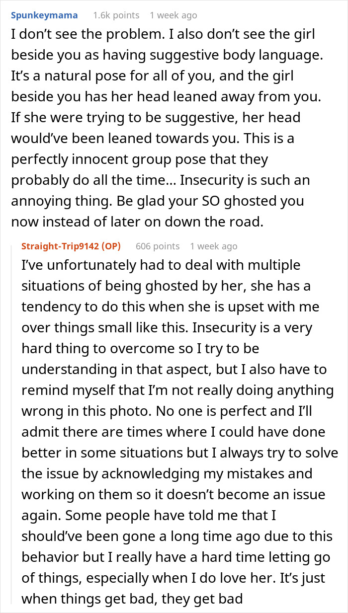Guy Seeks Advice, “Am I Overreacting For Thinking This Is A Normal Group Photo Pose?” Guy Seeks Advice, “Am I Overreacting For Thinking This Is A Normal Group Photo Pose?”