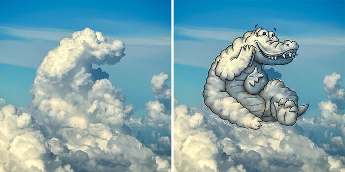 Secret Stories Hidden In The Clouds, Revealed By This Creative Artist (22 New Pics) Secret Stories Hidden In The Clouds, Revealed By This Creative Artist (22 New Pics)