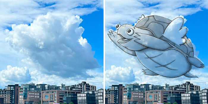 Secret Stories Hidden In The Clouds, Revealed By This Creative Artist (22 New Pics) Secret Stories Hidden In The Clouds, Revealed By This Creative Artist (22 New Pics)