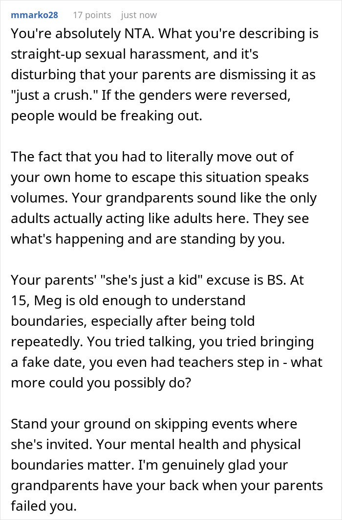 Teen So Creeped Out By Sister’s BFF’s Crush On Him, He Decides To Move Out Teen So Creeped Out By Sister’s BFF’s Crush On Him, He Decides To Move Out