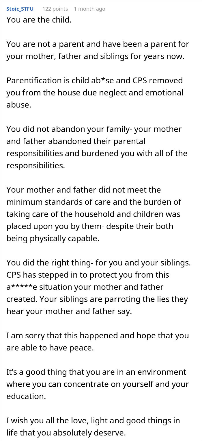 &ldquo;[Am I The Jerk] For Calling CPS On My Family And Asking To Be Removed From Our House?&rdquo;