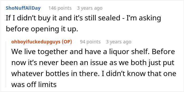 Man Discovers GF Drank The Costly 30YO Scotch He Was Saving To Gift To A Friend, Gets Livid