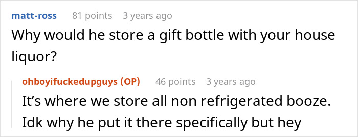 Man Discovers GF Drank The Costly 30YO Scotch He Was Saving To Gift To A Friend, Gets Livid