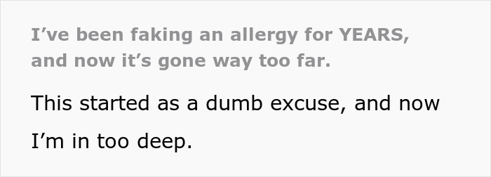 Guy Tells One Innocent Lie, It Has Been Messing With His Life For 6 Whole Years Guy Tells One Innocent Lie, It Has Been Messing With His Life For 6 Whole Years