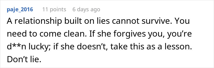 Guy Tells One Innocent Lie, It Has Been Messing With His Life For 6 Whole Years Guy Tells One Innocent Lie, It Has Been Messing With His Life For 6 Whole Years