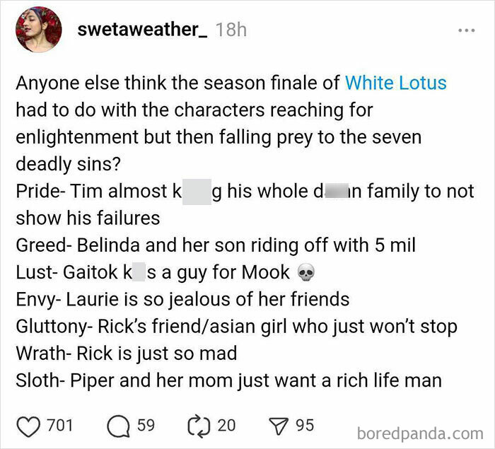 White Lotus Finale Leaves Fans Screaming At Their Screens (30 Reactions) White Lotus Finale Leaves Fans Screaming At Their Screens (30 Reactions)