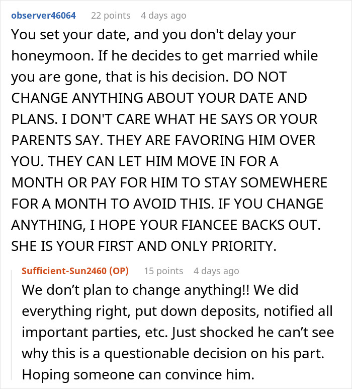 Bro Won&rsquo;t Listen When Sis Tells Him Not To Plan His Wedding Just 1 Week After Hers, Fam Backs Him