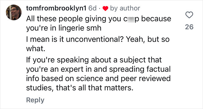 “Really Sad”: Doctor In Lingerie Goes Viral For Teaching Science With Barely Any Clothes On “Really Sad”: Doctor In Lingerie Goes Viral For Teaching Science With Barely Any Clothes On