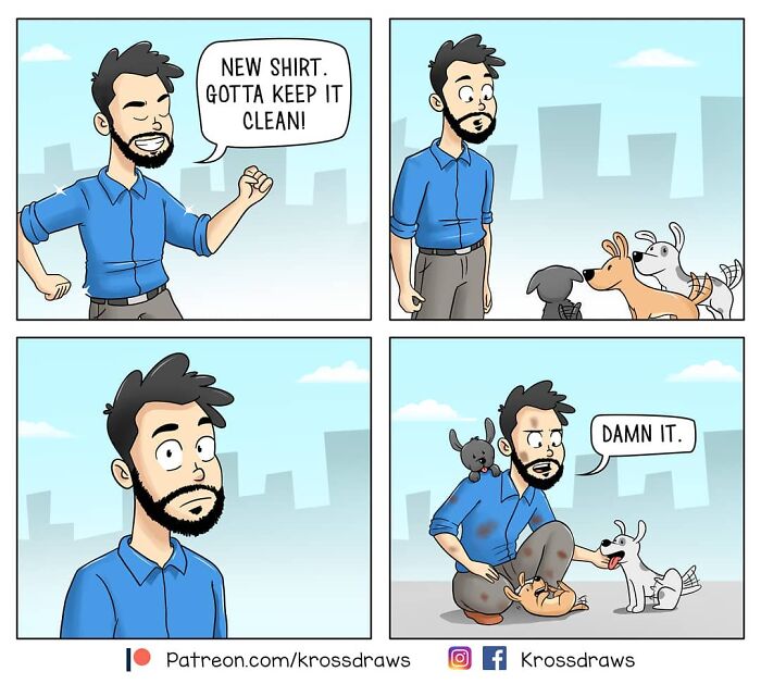 This Artist Returned After 7 Years With Hilarious Comics About Life&rsquo;s Everyday Chaos (18 New Pics)