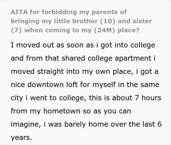 Destructive Siblings Destroy Guy’s Stuff, So He Bans Them From His Apartment; Parents Complain Destructive Siblings Destroy Guy’s Stuff, So He Bans Them From His Apartment; Parents Complain