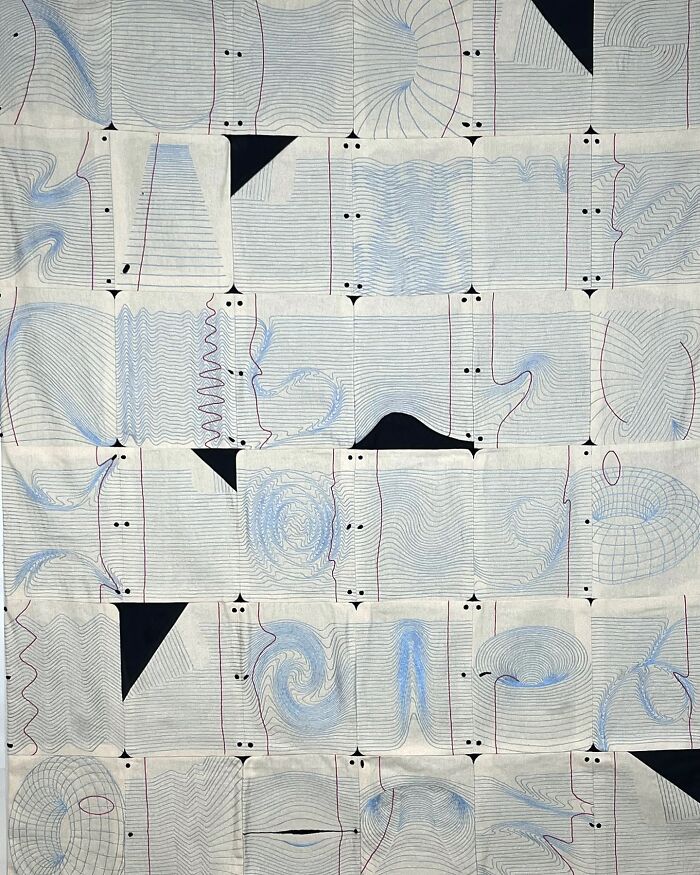 Stunning Embroidered Fabric Looks Just Like Books And Notebooks, By Candace Hicks (39 Pics) Stunning Embroidered Fabric Looks Just Like Books And Notebooks, By Candace Hicks (39 Pics)