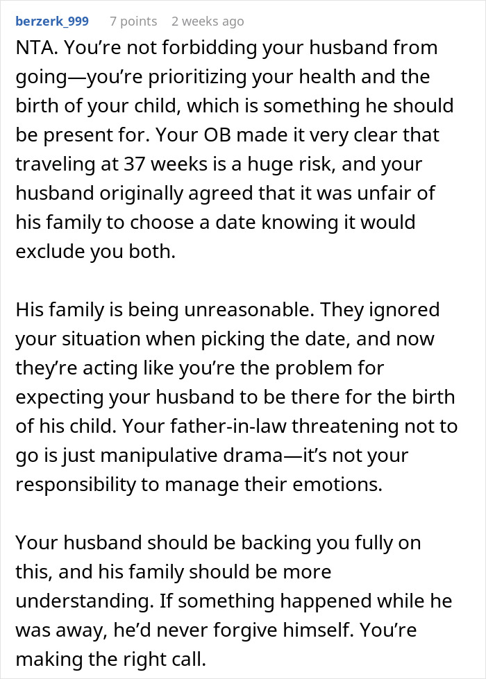 Family Pressures Husband To Leave Heavily Pregnant Wife For His Sister’s Wedding, Drama Ensues