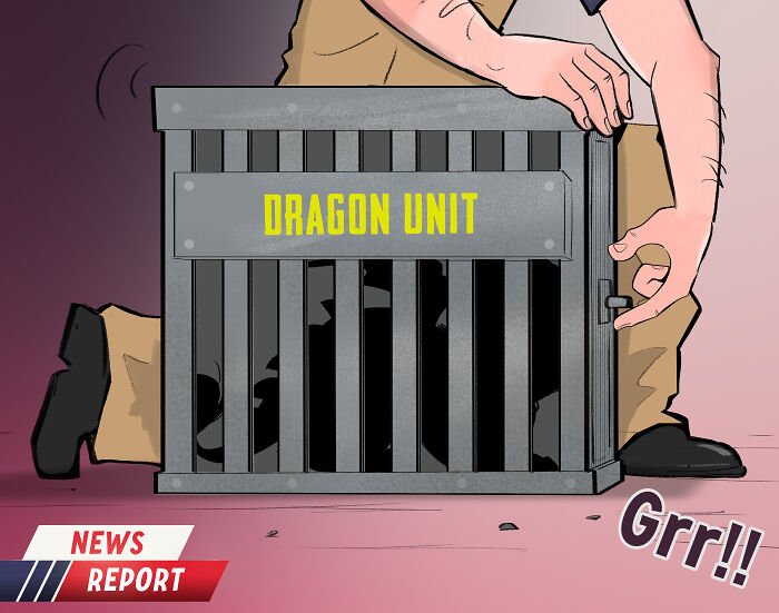 I Wondered What A Firefighter And A Dragon Team-Up Would Look Like, So I Drew It I Wondered What A Firefighter And A Dragon Team-Up Would Look Like, So I Drew It