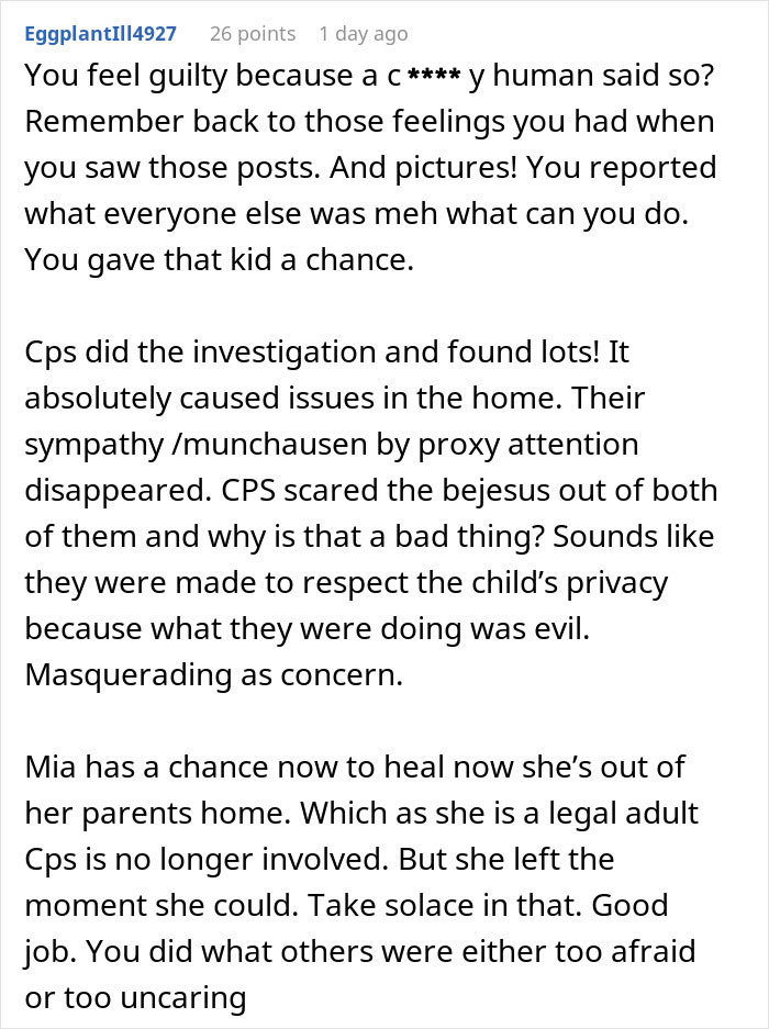 Woman Reports Ex-Husband’s Family To CPS, Gets A Heart Wrenching Message Years Later Woman Reports Ex-Husband’s Family To CPS, Gets A Heart Wrenching Message Years Later