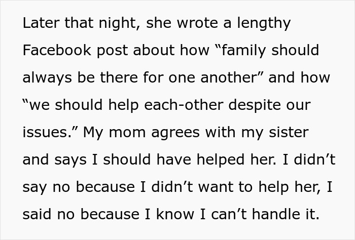 20YO Won’t Babysit 6 Nieces And Nephews Due To Severe Anxiety Around Kids, Her Sister Loses It 20YO Won’t Babysit 6 Nieces And Nephews Due To Severe Anxiety Around Kids, Her Sister Loses It