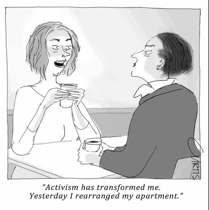 30 Satirical One-Panel Cartoons Showcasing The Reality Of Modern-Day Society By Kate Curtis (New Pics)