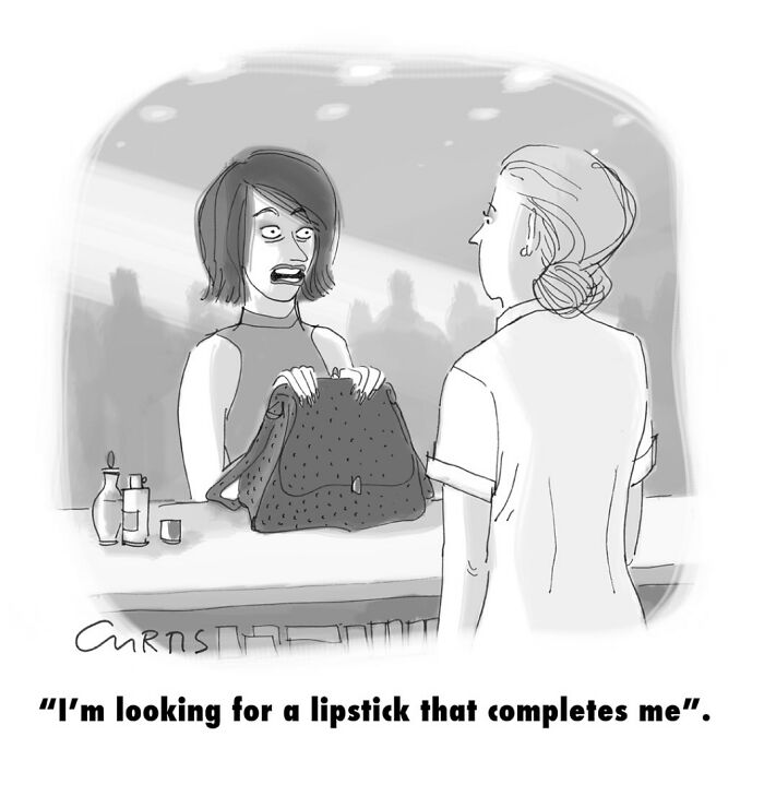 30 Satirical One-Panel Cartoons Showcasing The Reality Of Modern-Day Society By Kate Curtis (New Pics)