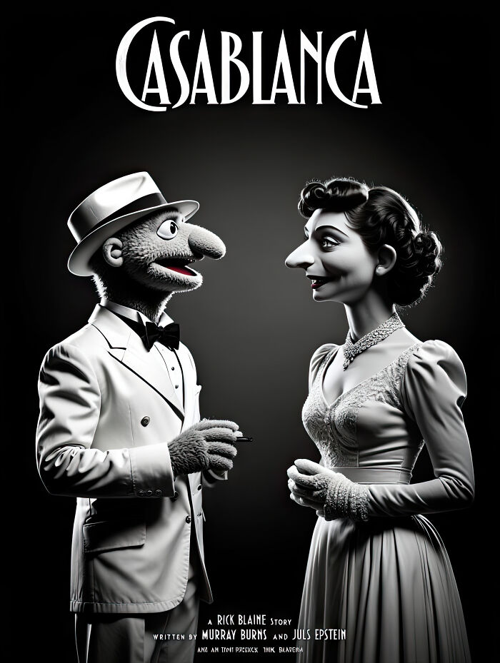 I Used AI To Create These Muppet-Inspired Movie Posters (40 Pics)