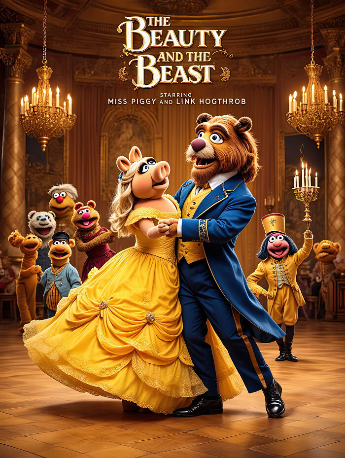 I Used AI To Create These Muppet-Inspired Movie Posters (40 Pics)