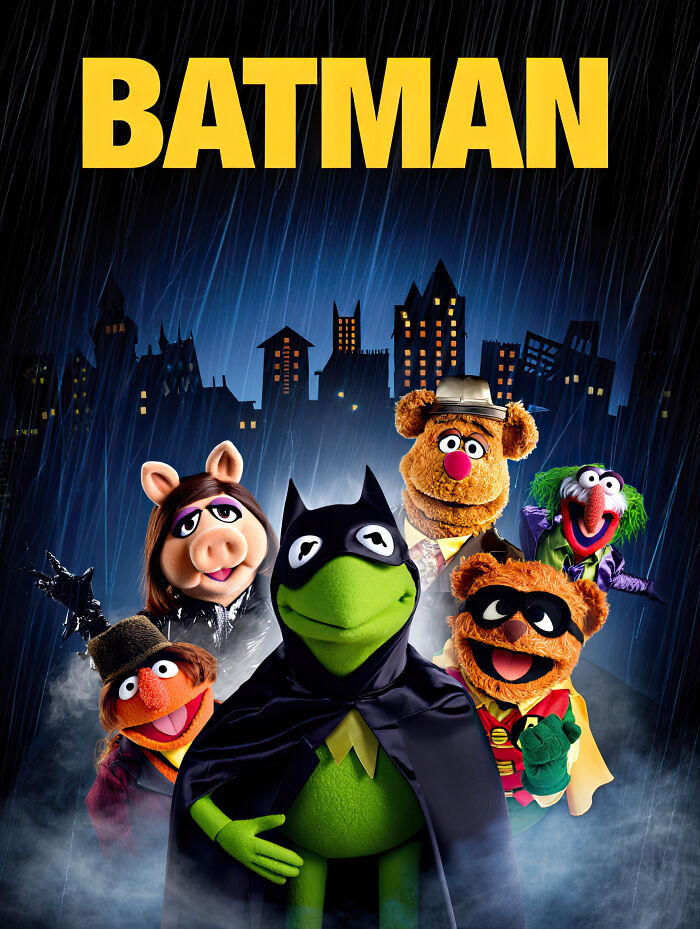 I Used AI To Create These Muppet-Inspired Movie Posters (40 Pics)