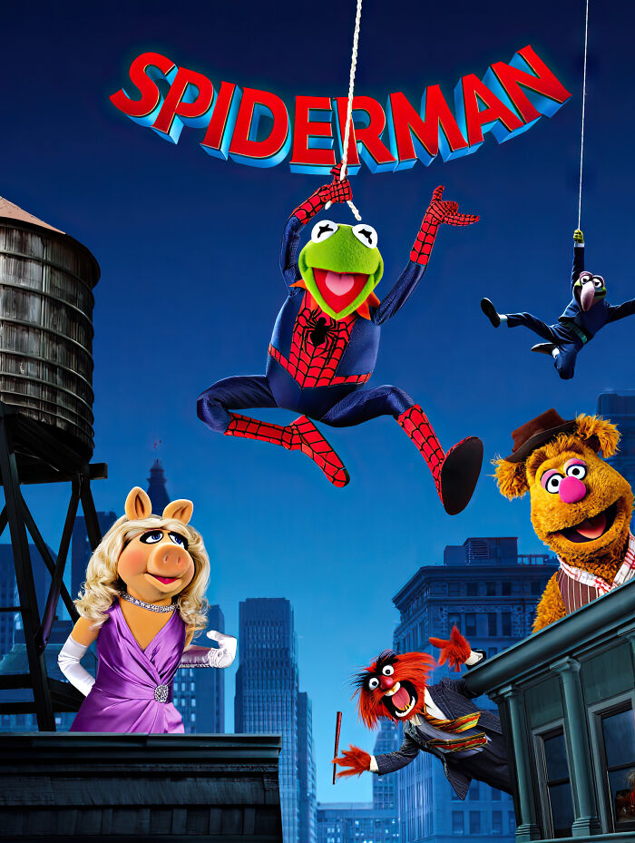 I Used AI To Create These Muppet-Inspired Movie Posters (40 Pics)