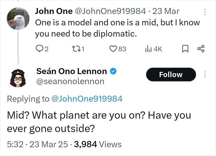“The Audacity Of This Nepo Baby”: John Lennon’s Son Sparks Debate Over ‘Snow White’ Cast’s Beauty “The Audacity Of This Nepo Baby”: John Lennon’s Son Sparks Debate Over ‘Snow White’ Cast’s Beauty