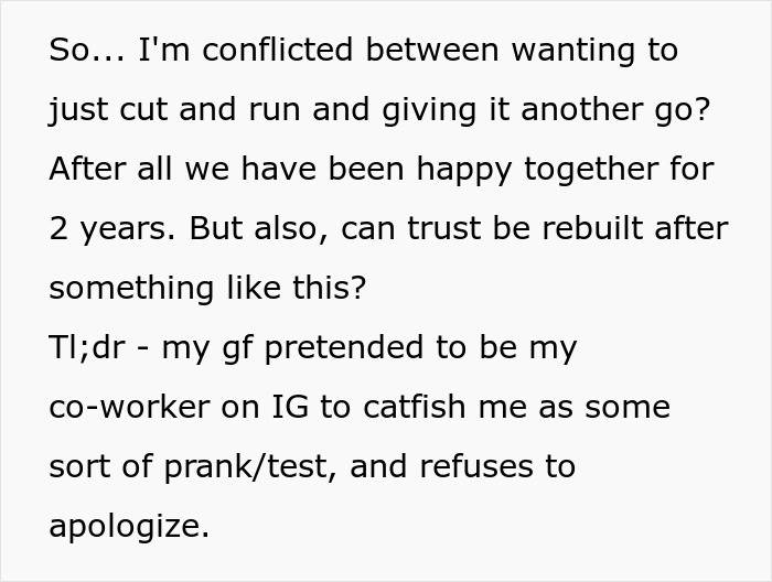 Woman Ruins Relationship With Her BF By “Testing” Him, Doesn’t Think She’s Done Anything Wrong Woman Ruins Relationship With Her BF By “Testing” Him, Doesn’t Think She’s Done Anything Wrong