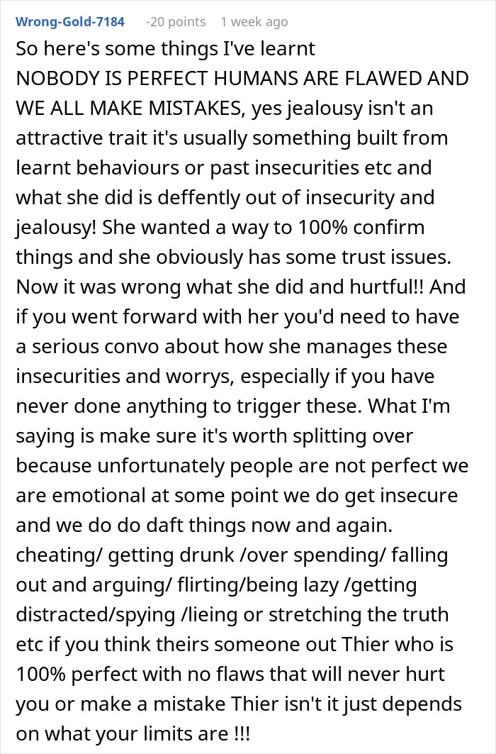 Woman Ruins Relationship With Her BF By “Testing” Him, Doesn’t Think She’s Done Anything Wrong Woman Ruins Relationship With Her BF By “Testing” Him, Doesn’t Think She’s Done Anything Wrong