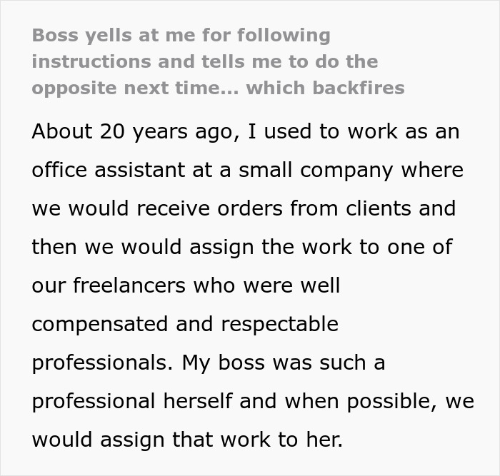 Boss’s Hypocrisy Backfires When Employee Follows Orders Exactly Boss’s Hypocrisy Backfires When Employee Follows Orders Exactly