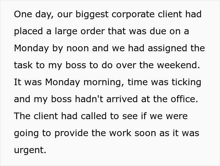 Boss’s Hypocrisy Backfires When Employee Follows Orders Exactly Boss’s Hypocrisy Backfires When Employee Follows Orders Exactly