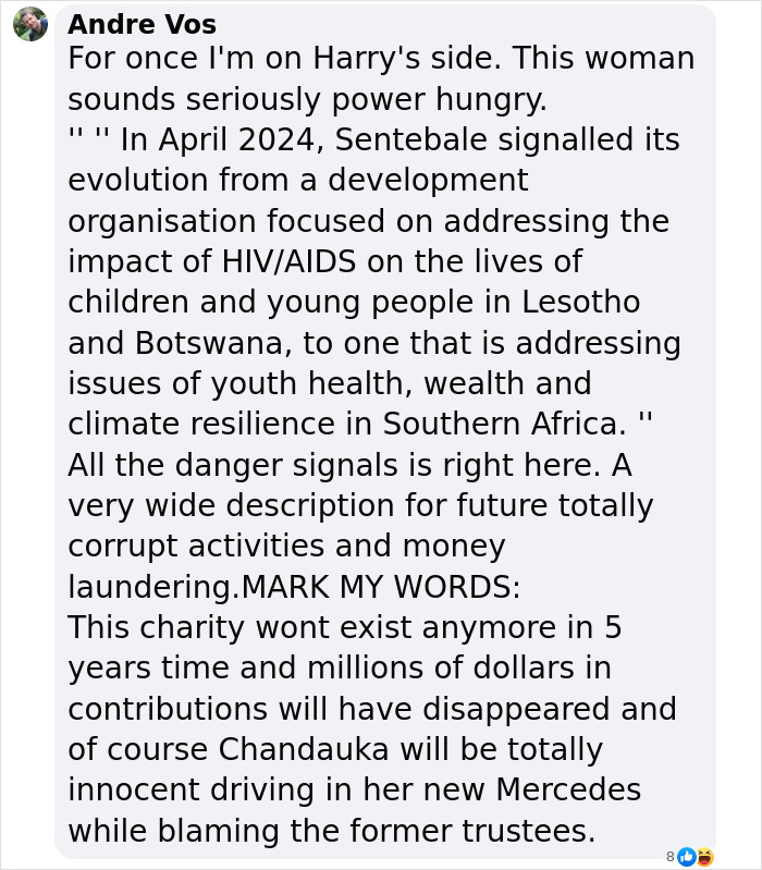 “Good For Harry”: Chair Alleges ‘Bullying’ As Prince Resigns From African Charity “Good For Harry”: Chair Alleges ‘Bullying’ As Prince Resigns From African Charity