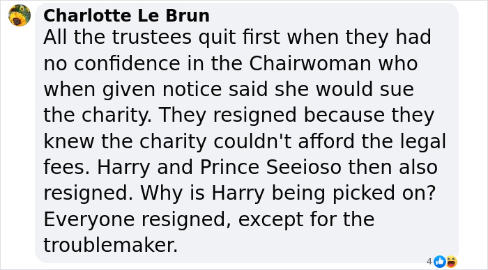 “Good For Harry”: Chair Alleges ‘Bullying’ As Prince Resigns From African Charity “Good For Harry”: Chair Alleges ‘Bullying’ As Prince Resigns From African Charity