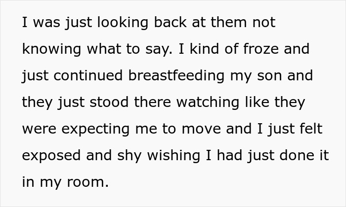 In-Laws Can’t Bear DIL Breastfeeding In Front Of Them, Embarrass Her In Her Own Home In-Laws Can’t Bear DIL Breastfeeding In Front Of Them, Embarrass Her In Her Own Home