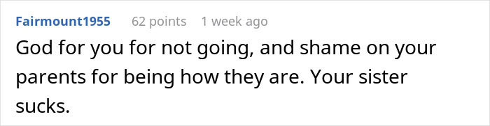 “AITA For Refusing To Attend My Sister’s Wedding After What She Did?” “AITA For Refusing To Attend My Sister’s Wedding After What She Did?”