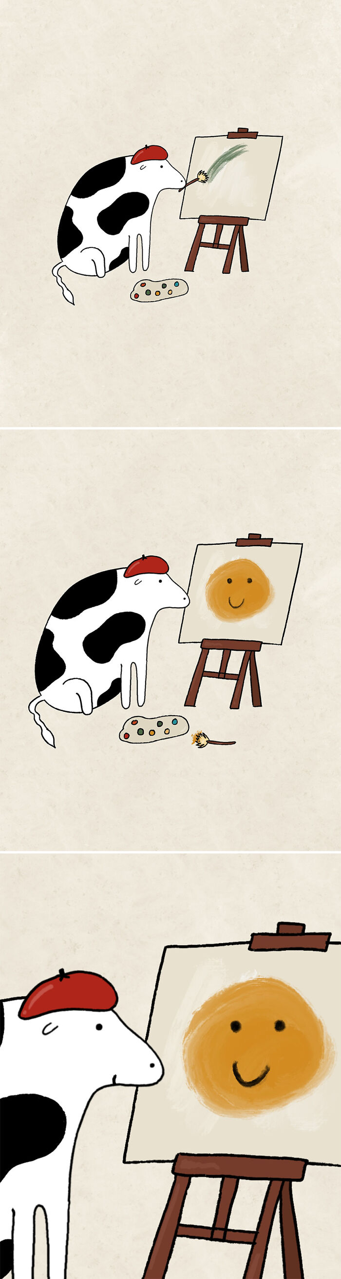 29 Relatable, Silly, And A Little Unhinged Illustrations Of Cows, Created By This Artist 29 Relatable, Silly, And A Little Unhinged Illustrations Of Cows, Created By This Artist