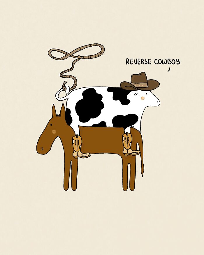 29 Relatable, Silly, And A Little Unhinged Illustrations Of Cows, Created By This Artist 29 Relatable, Silly, And A Little Unhinged Illustrations Of Cows, Created By This Artist