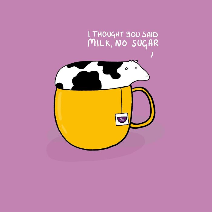 29 Relatable, Silly, And A Little Unhinged Illustrations Of Cows, Created By This Artist 29 Relatable, Silly, And A Little Unhinged Illustrations Of Cows, Created By This Artist