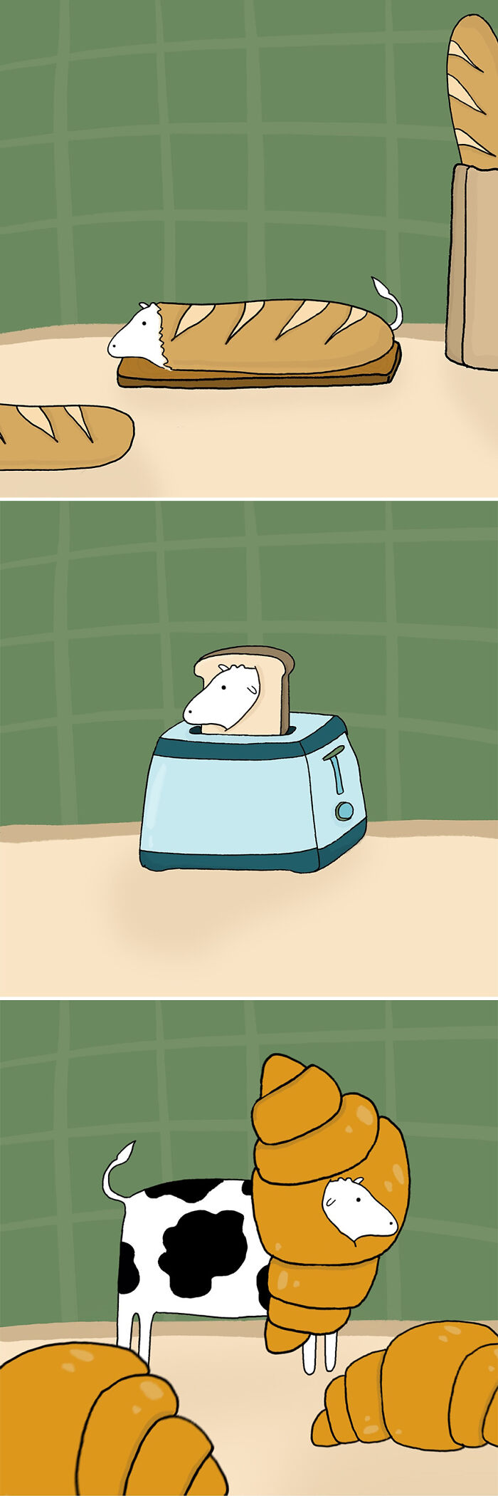 29 Relatable, Silly, And A Little Unhinged Illustrations Of Cows, Created By This Artist 29 Relatable, Silly, And A Little Unhinged Illustrations Of Cows, Created By This Artist