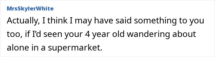 Mom Leaves 13YO In Supermarket To Look After 4YO, Is Horrified After Random Man Scolds Her Mom Leaves 13YO In Supermarket To Look After 4YO, Is Horrified After Random Man Scolds Her