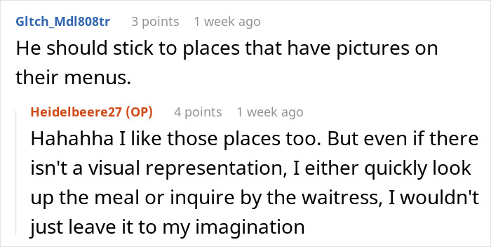 Guy Throws Tantrums In Restaurants Because He Misunderstands What He Orders, GF At Wit’s End Guy Throws Tantrums In Restaurants Because He Misunderstands What He Orders, GF At Wit’s End