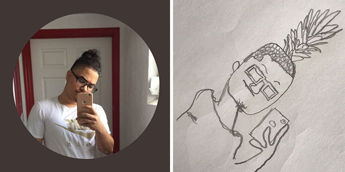 This Guy Gives His Followers&rsquo; Profile Pics A Hilarious Makeover With His Drawings (40 Pics)