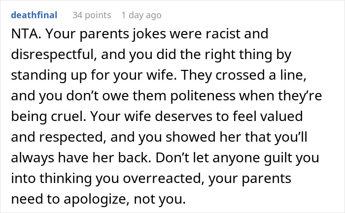 “They Refused To Apologize”: Parents Insult A Man’s Wife, Shocked When They Walk Out “They Refused To Apologize”: Parents Insult A Man’s Wife, Shocked When They Walk Out