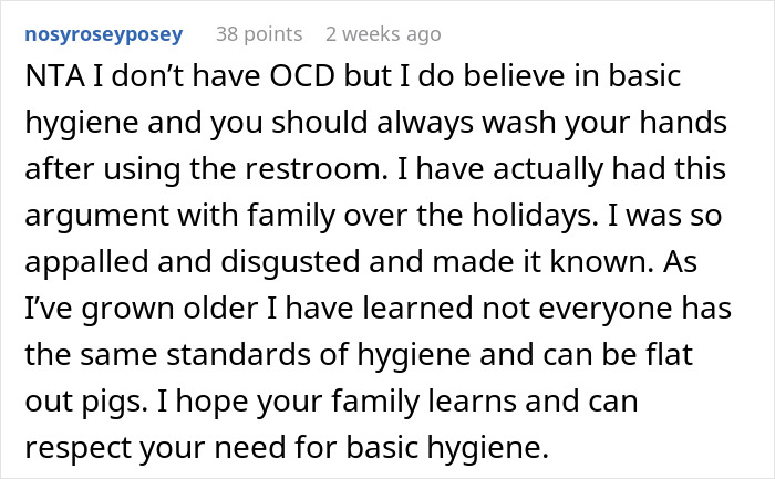 60YO Refuses To Wash Hands After Bathroom, ‘Cleans’ Them On Woman With OCD 60YO Refuses To Wash Hands After Bathroom, ‘Cleans’ Them On Woman With OCD
