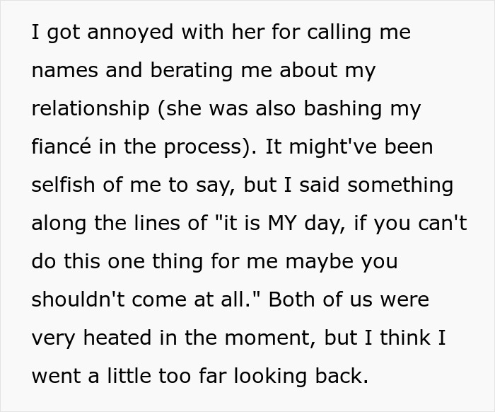 “It Is MY Day”: Bride Tells Grandma She Can’t Wear White At Her Wedding, Starts Family Drama “It Is MY Day”: Bride Tells Grandma She Can’t Wear White At Her Wedding, Starts Family Drama